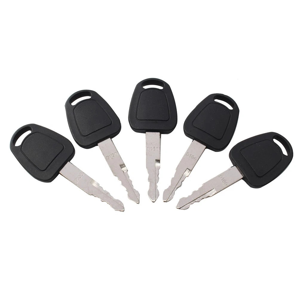 5 x Keys for Daewoo Doosan Excavator Models Heavy Equipment