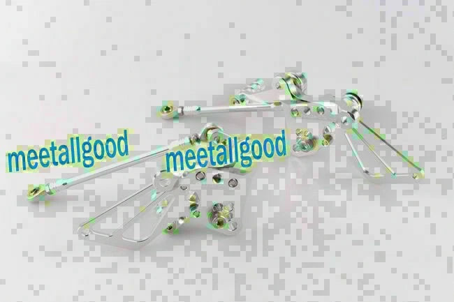 Silver Adjustable Race Footpegs for Ducati 1098 1098S (2007-2009)