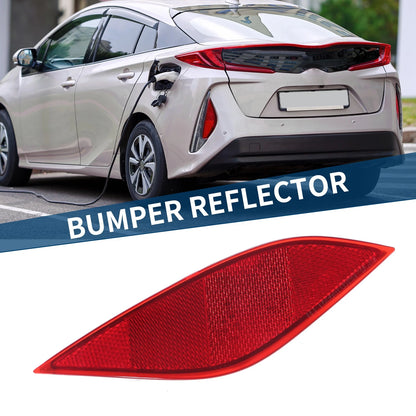 Rear Left Bumper Reflector for Toyota Prius (2019-2022) Red