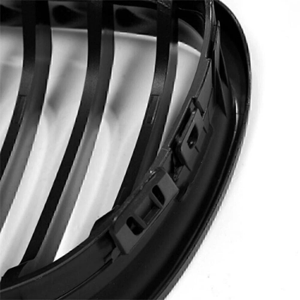 Gloss Black Dual Line Front Kidney Grille for BMW E90 E91 (2008-2011)