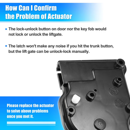 Tailgate Trunk Latch Lock Actuator for Dodge Chrysler Jeep
