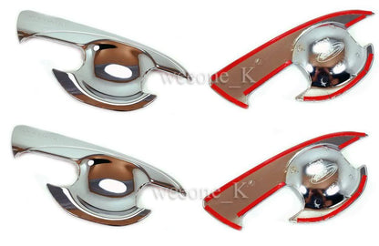 4 x Chrome Door Handle Bowls for Mazda BT50 (2012-2015)