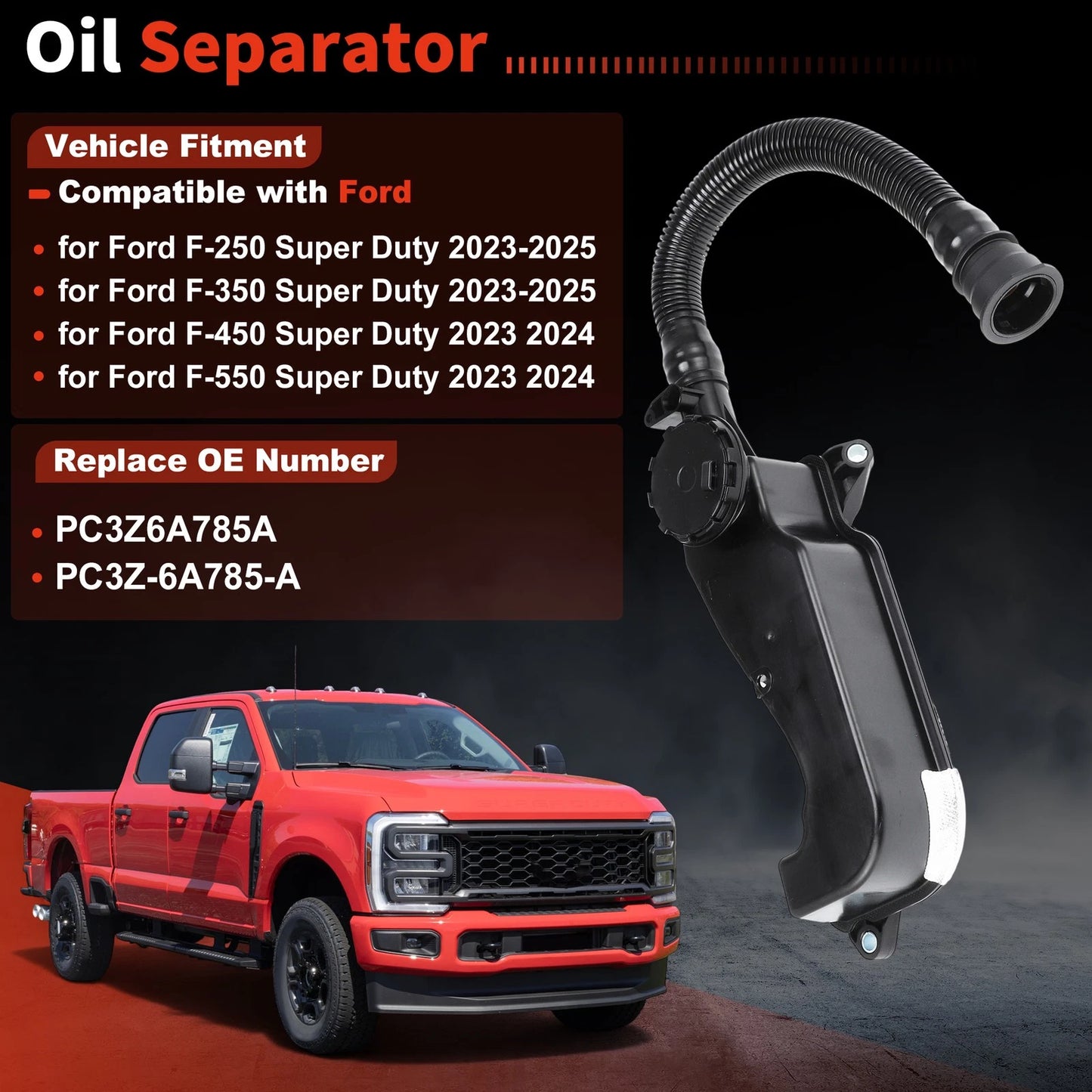 Air Oil Separator Assembly for Ford F-250 F-350 Super Duty (2011-2016)
