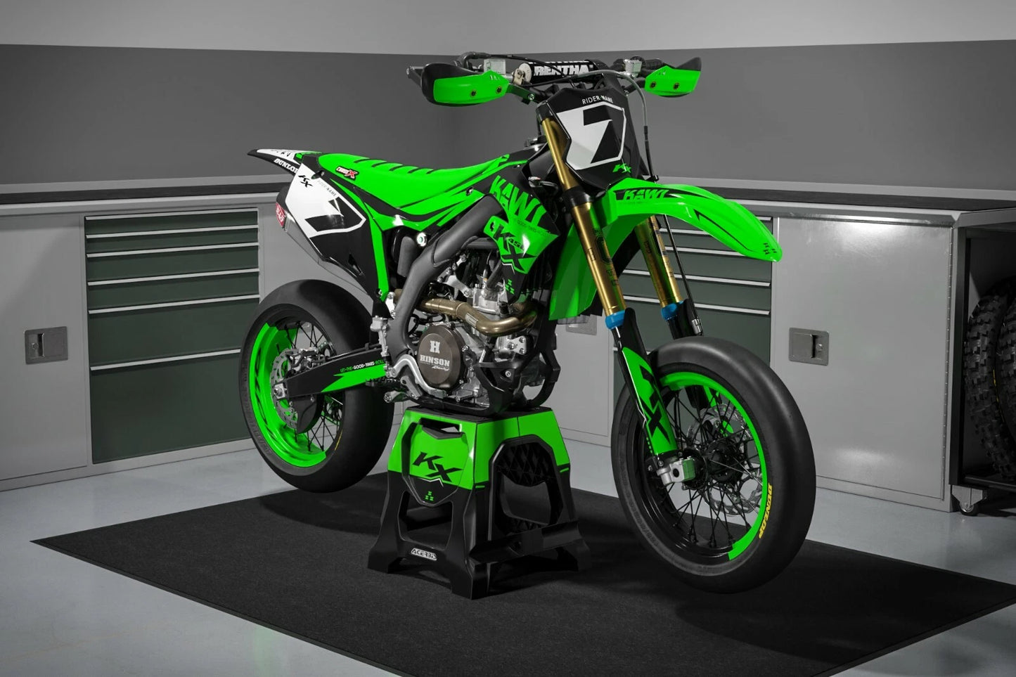 Custom Sticker Kit for Kawasaki KLX 140 2008-2018 KING STYLE Decals