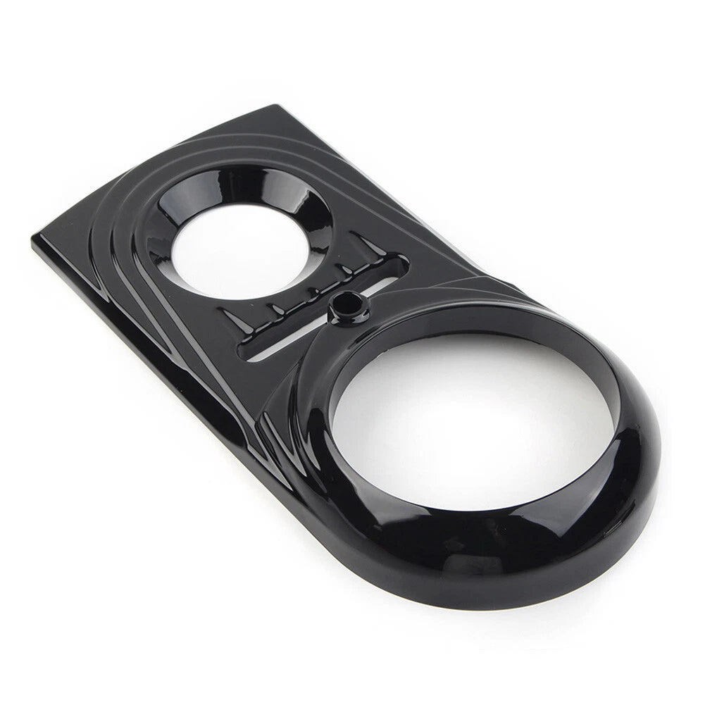 Black Dash Panel Insert Cover Trim for Harley Softail FLSTC & Street Glide (2000-2023)
