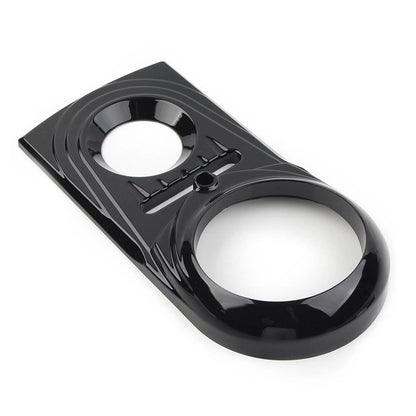 Black Dash Panel Insert Cover Trim for Harley Softail FLSTC & Street Glide (2000-2023)
