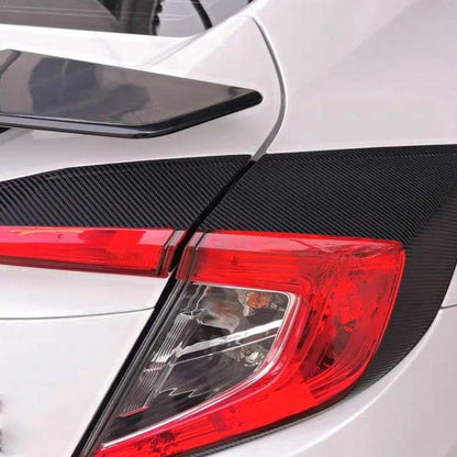 Carbon Fiber Tail Light Cover Sticker for Honda Civic (2016-2021)