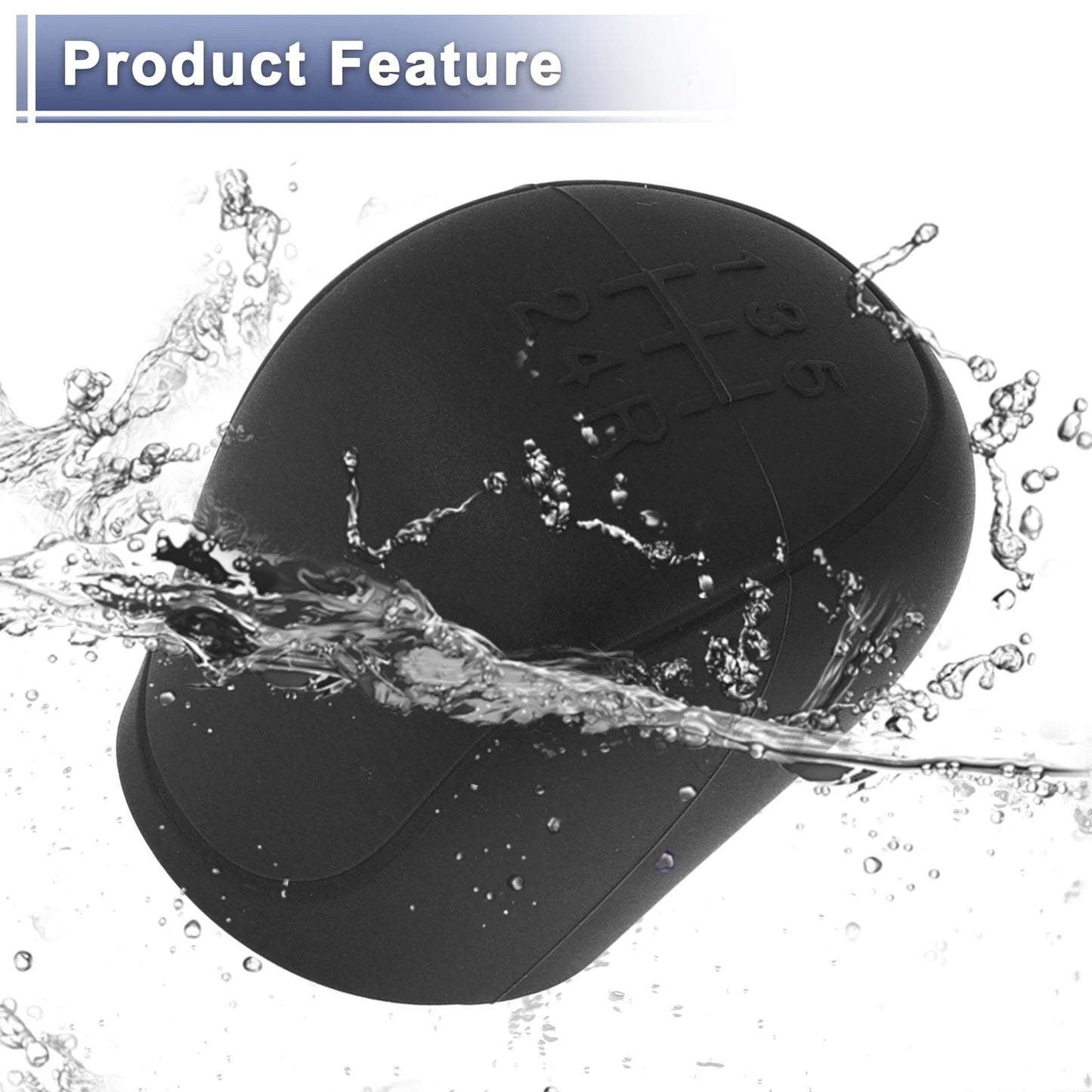 Black Silicone Gear Shift Knob Cover for Ford C-Max (2010-2019)