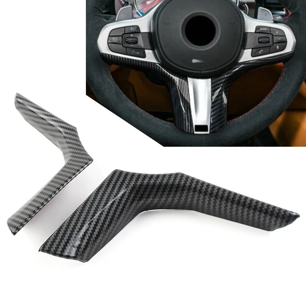 Carbon Fiber Steering Wheel Cover for BMW 3 Series G20 (2019-2021)