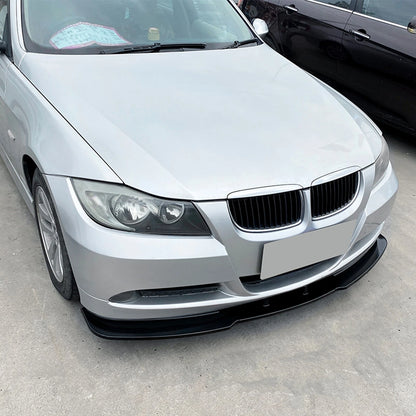 Front Bumper Spoiler Lip Kit for BMW 3 Series E90 E91 (2005-2008)