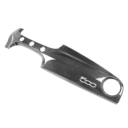 Carbon Fiber Dashboard Cover Trim for Fiat 500 (2016-2023)