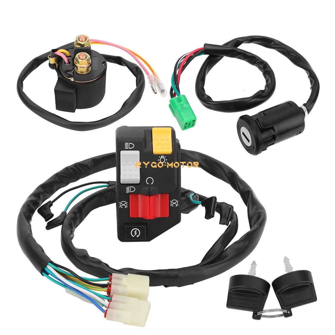 Handlebar Key Starter Relay Switch for Honda TRX400EX (2005–2008)