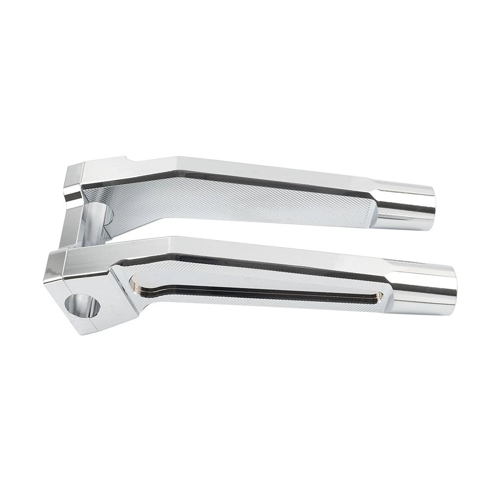 10" Pullback Handlebar Risers Clamp Chrome for Harley 1" Handlebar