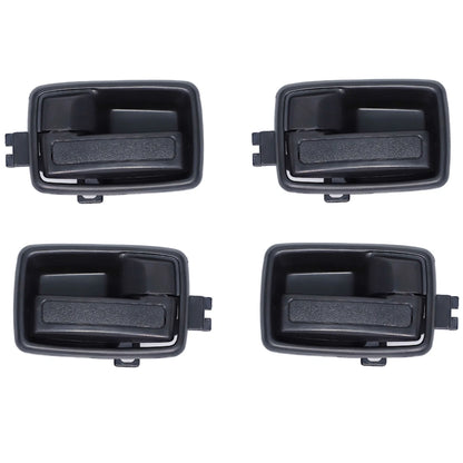 4pcs Textured Black Inner Door Handles for Holden Rodeo TF (1998–2003)