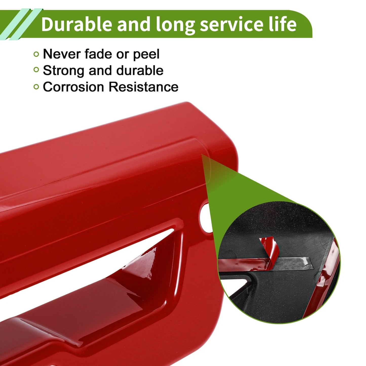 Exterior Trim Tailgate for Ford F150 Red ABS (2015-2020)