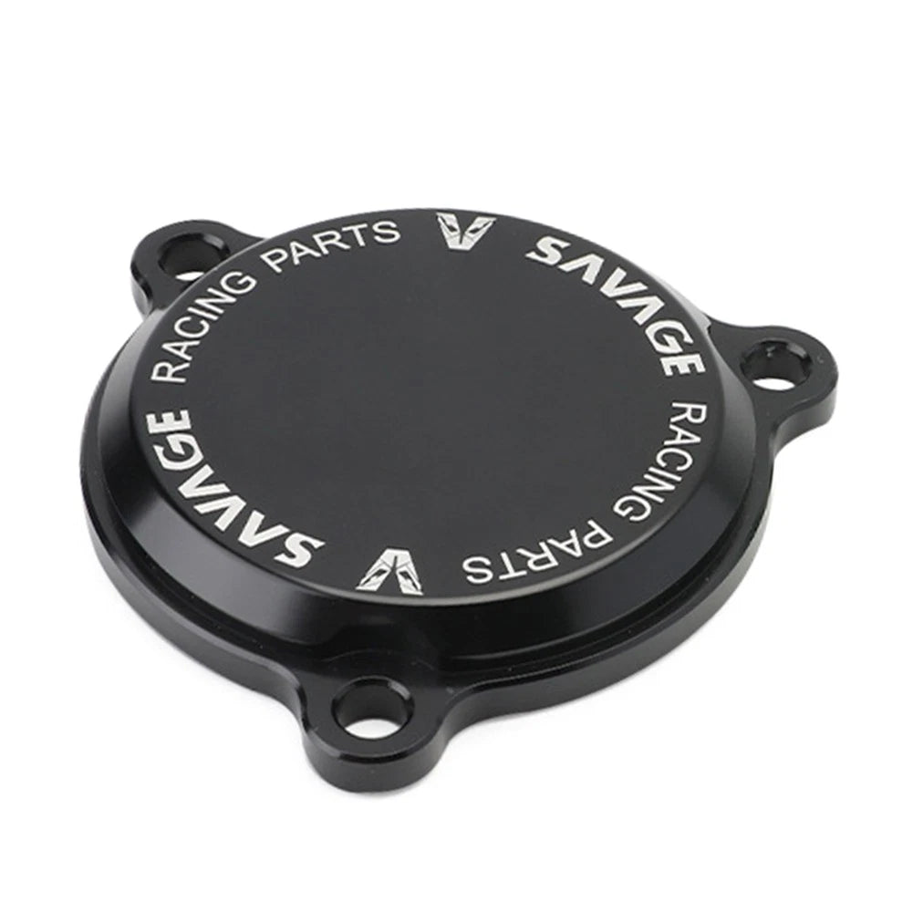 Engine Oil Filter Cover Cap Black for KAWASAKI KLX 140 140L 140G (2018-2023)