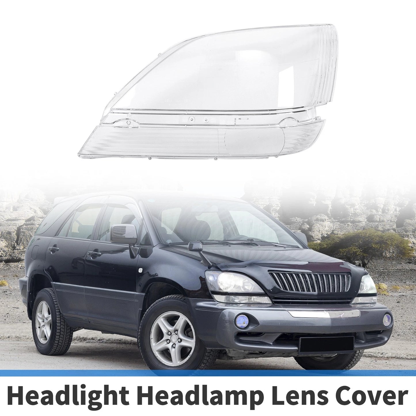 1 x Front Left Headlight Lens Cover for Lexus RX300 (1999-2003)