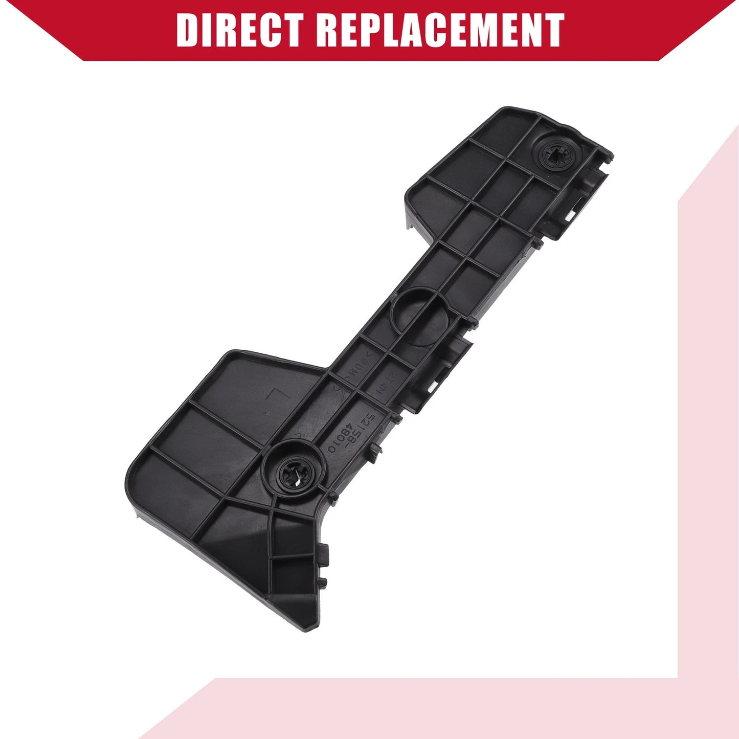 Rear Left Bumper Bracket for Toyota Highlander (2008-2013) Black