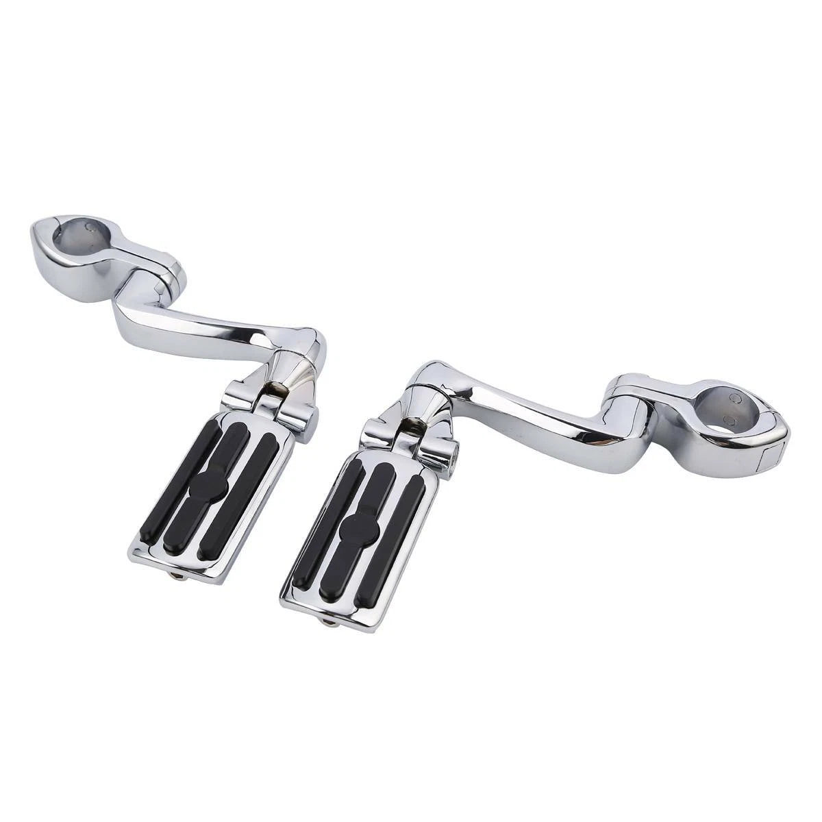32mm Footpegs 360° Adjustable Long Mount Clamp 1-1/4in for Highway Bars