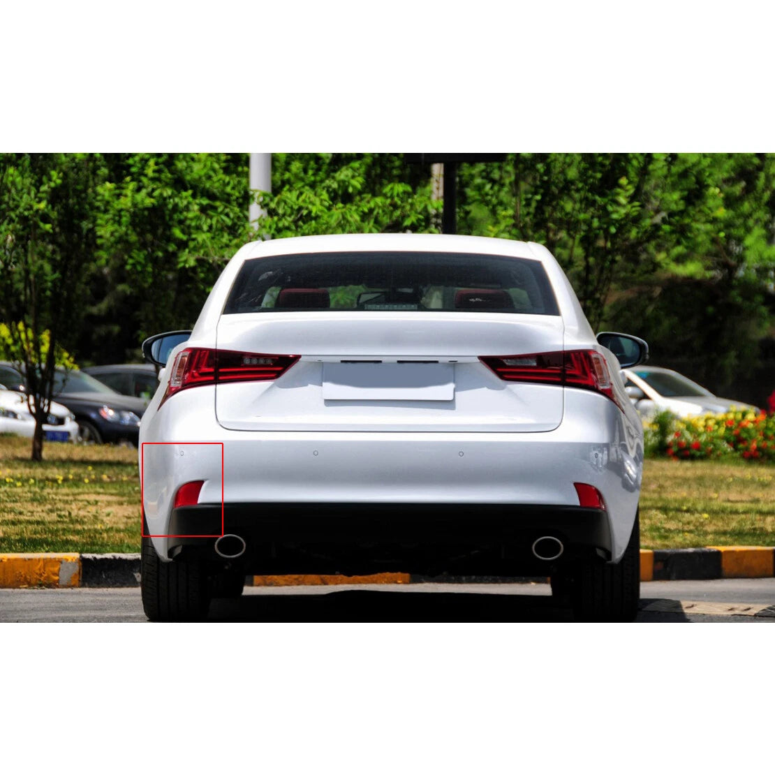 Left Rear Bumper Reflector Light for Lexus IS250 IS350 (2006-2013)