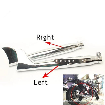 Universal Motorcycle Exhaust Muffler Fishtail Pipe for Harley