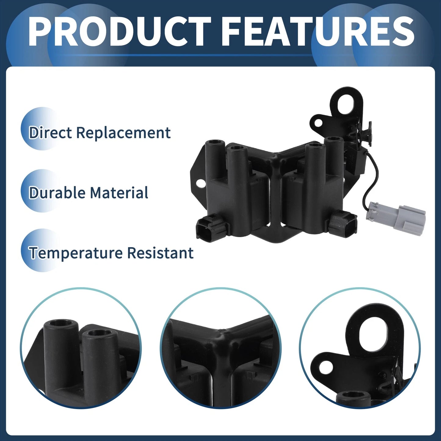 Ignition Coil Pack for Hyundai Accent 1.5L L4 (2000-2005)