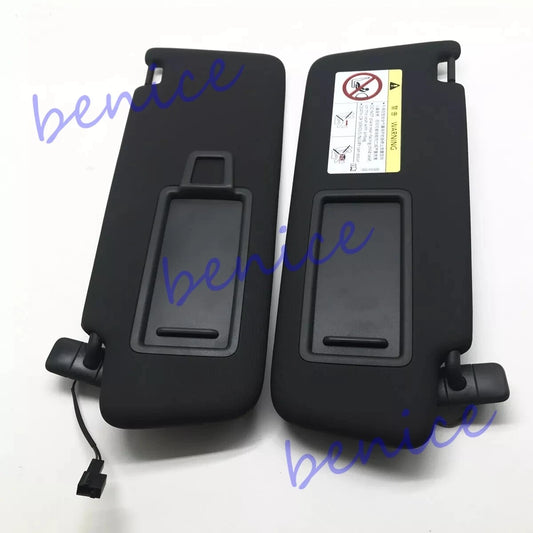 2 x Front Sun Visor Panel Makeup Mirror for Jetta Golf 7 MK7 T-Cross Passat B8