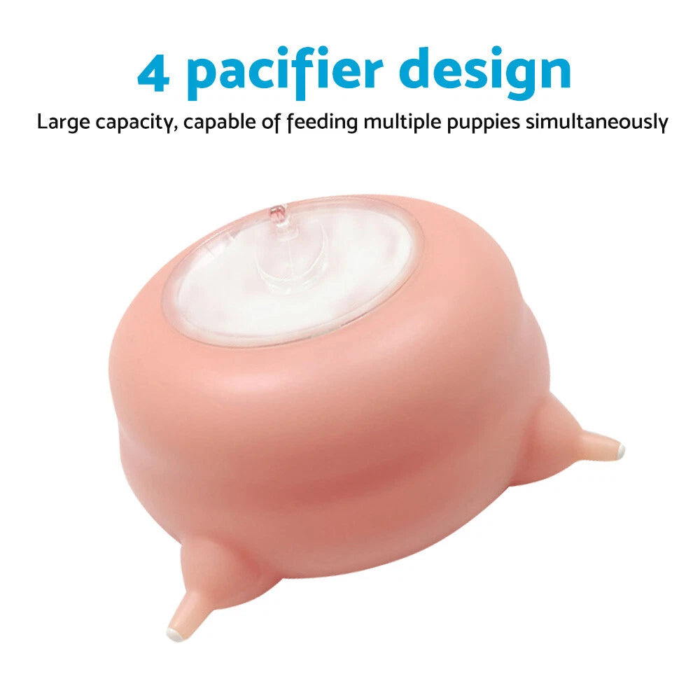 Silicone Puppy Milk Feeder Nipple Bowl for Newborns