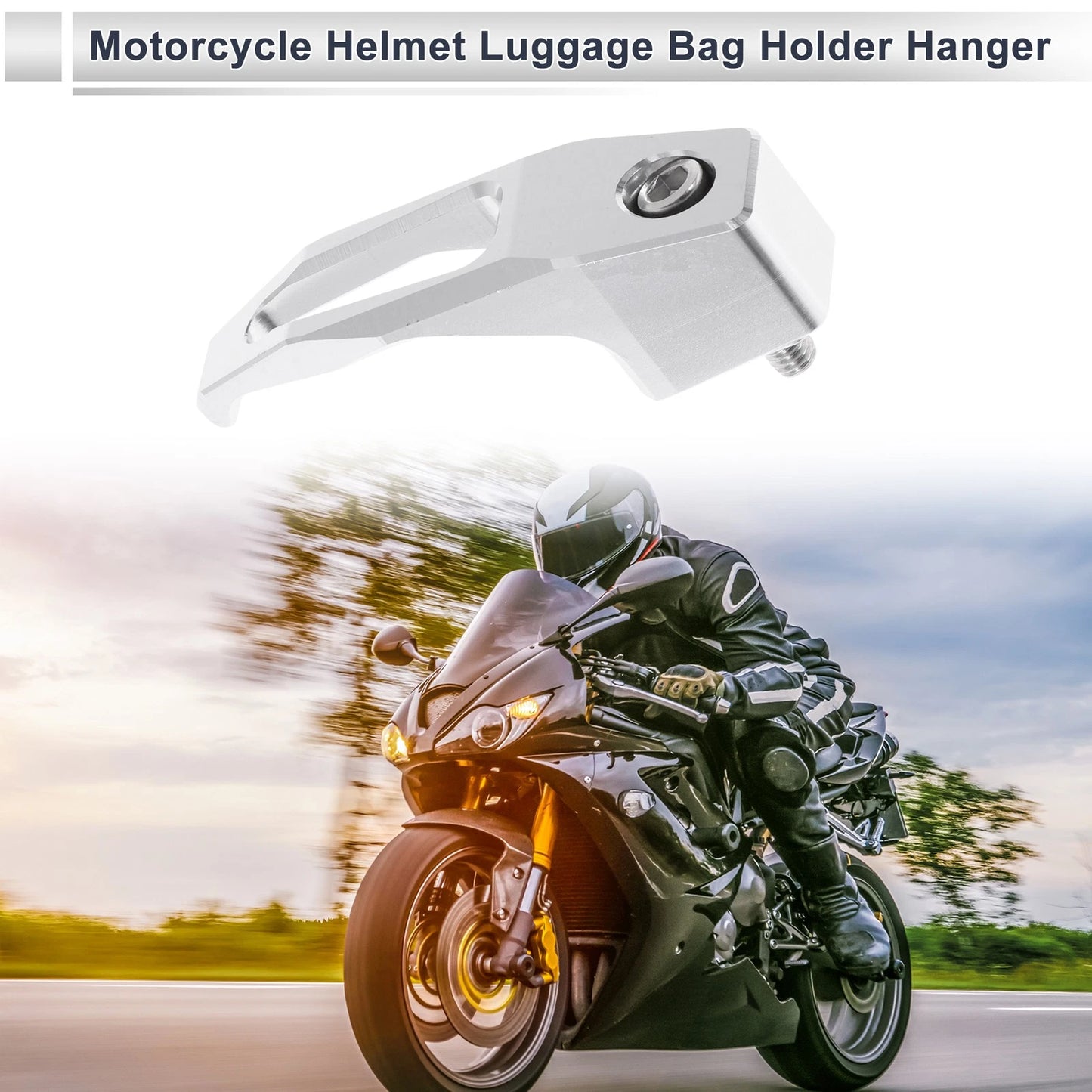 Square Aluminum Alloy Motorcycle Hanging Hook for Make Model
