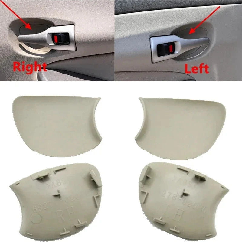 1x Inner Door Handle Screw Cover Trim Cap for Toyota Corolla (2007–2013)