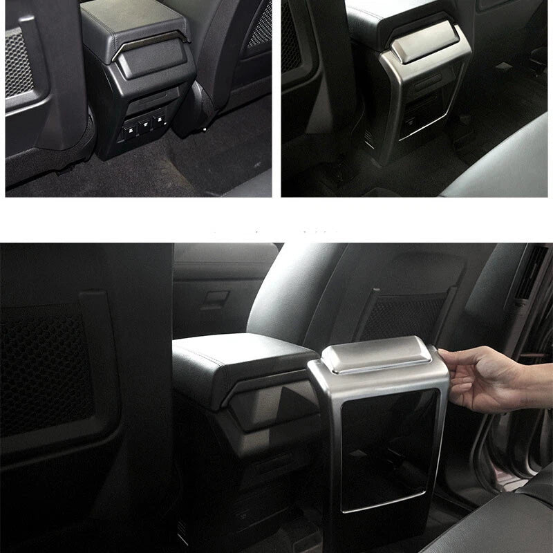 Rear Armrest Protect Cover Interior Trim For Land Rover Discovery Sport 2015+