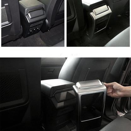 Rear Armrest Protect Cover Interior Trim For Land Rover Discovery Sport 2015+