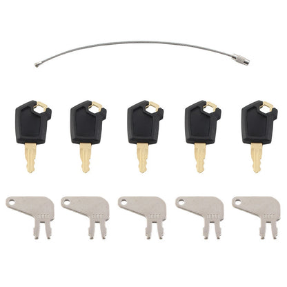 Ignition Key Set for Cat Dozers & Padlocks (5P8500, 8H-5306)