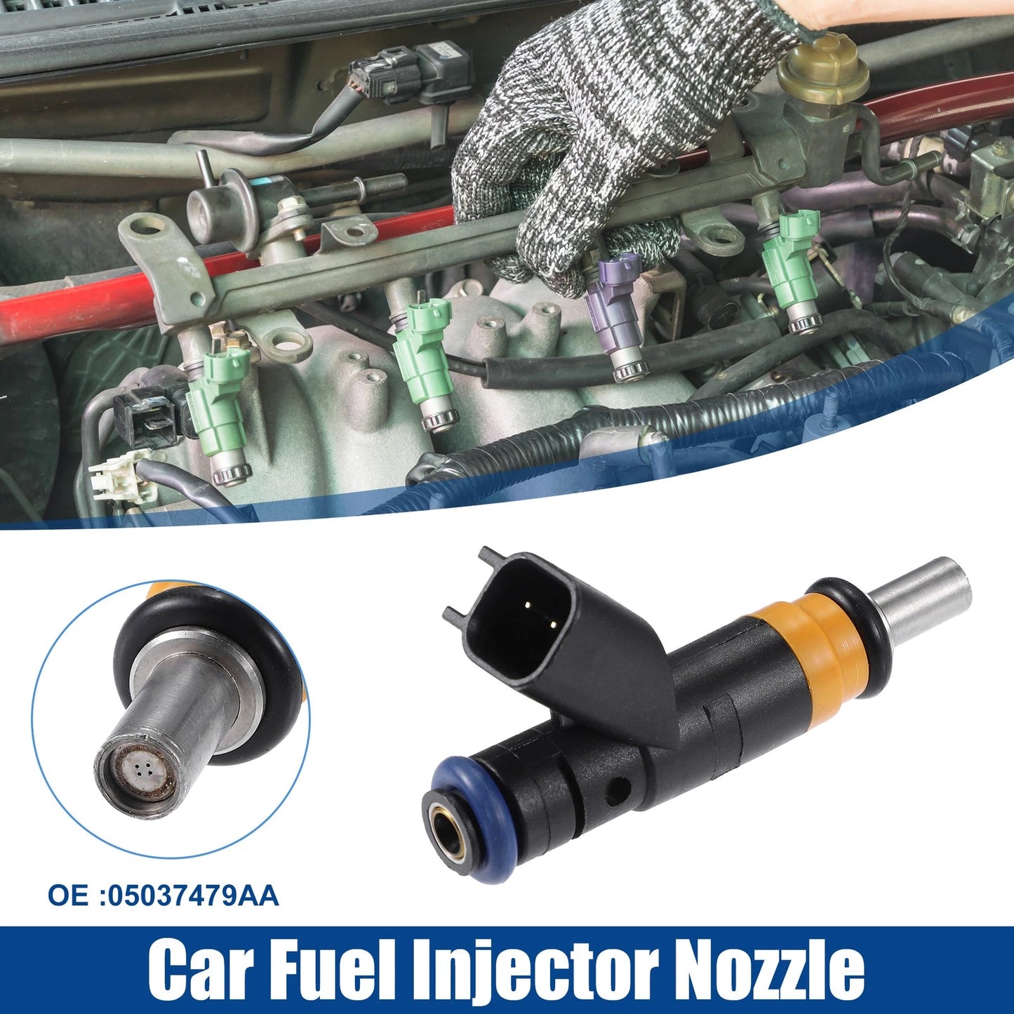 Fuel injector nozzle replacement 5.7L for Dodge Charger (2006 - 2018)