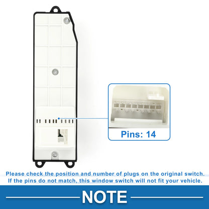 Power Window Switch for Toyota Hilux Vigo Innova (2005-2015)