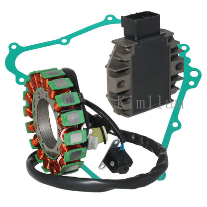 Stator Coil, Regulator Rectifier, Gasket for Yamaha YFM45FX Wolverine (06-10)