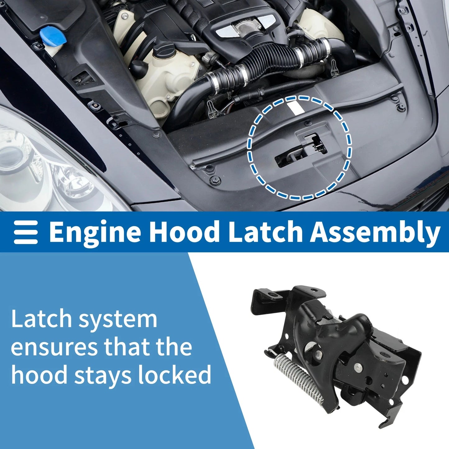 Hood Latch Assembly for BMW X1 (2013-2023) - Engine Lock Release 1 x Piece