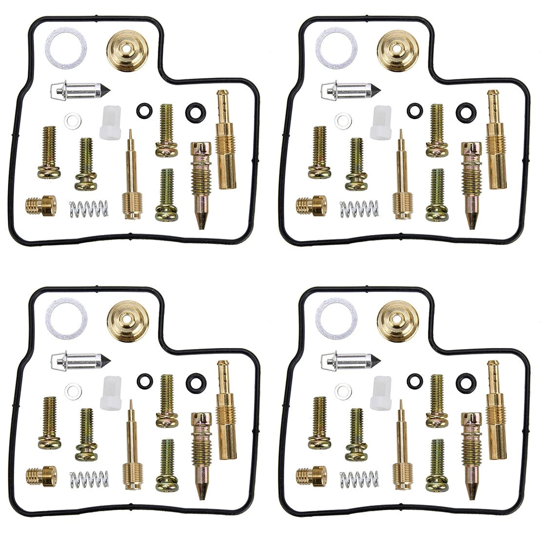 4 x Carburetor Repair Kit for Honda NT650 Hawk GT650 (1988-1991)