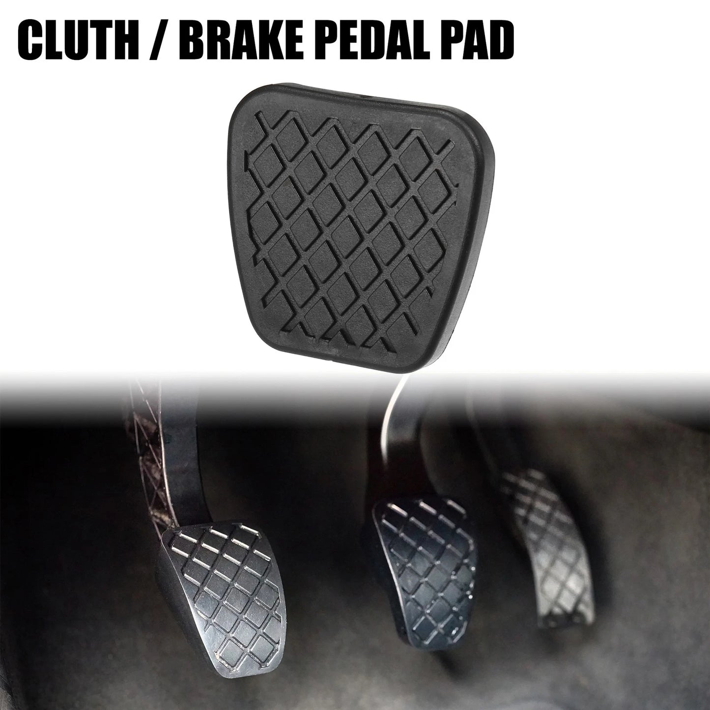 Anti-Slip Clutch Brake Pedal Cover for Honda Accord Black