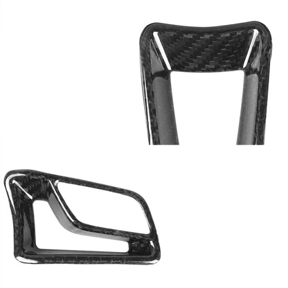 Carbon Fiber Steering Wheel Cover Trim for Porsche 718, Macan, 911 (2016-2023)