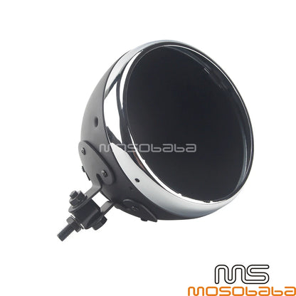 7'' Headlight Housing Bulb Bucket for Harley Softail Sportster Touring
