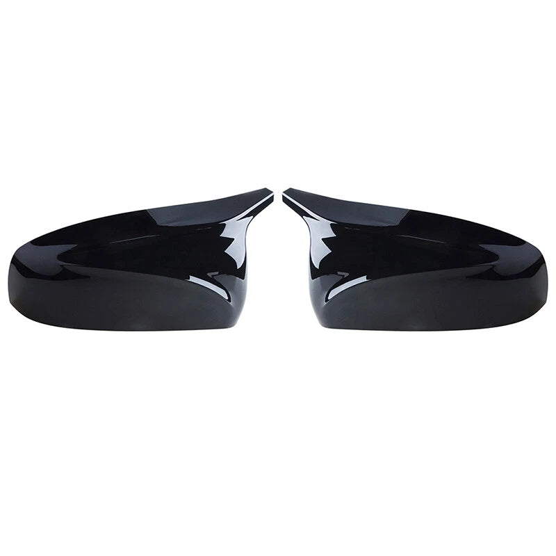 M Style Gloss Black Side Wing Mirror Cover Caps for BMW X5 X6 E70 E71 (2007-2013)