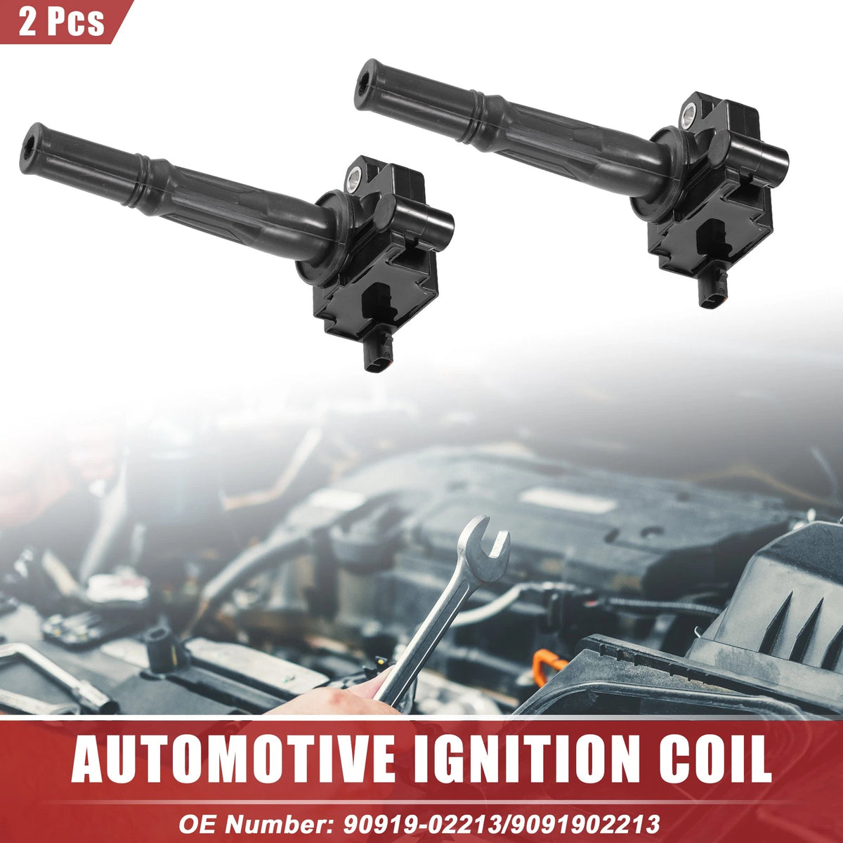 2 x Automotive Ignition Coils for Toyota Tercel (1995-1999)