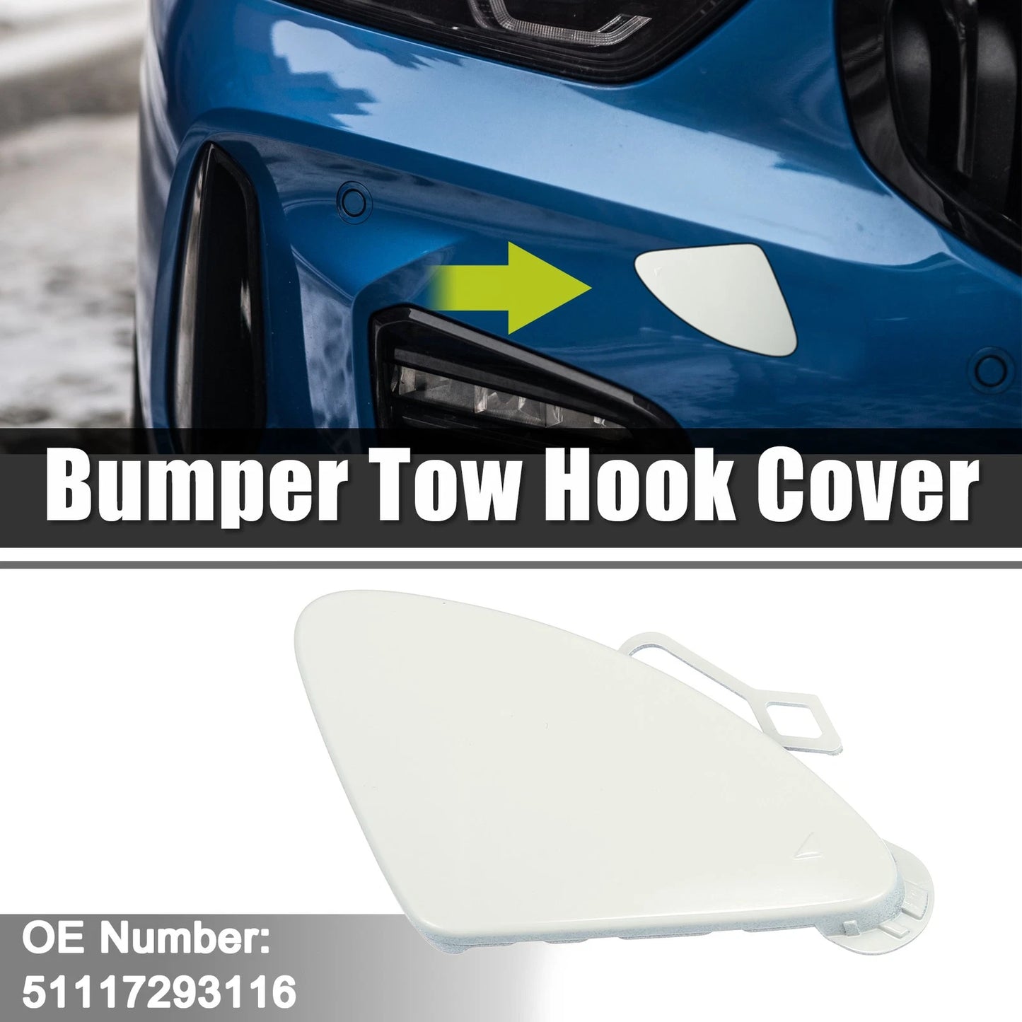 Front Right Bumper Tow Hook Cover for BMW 320i (2012-2019)