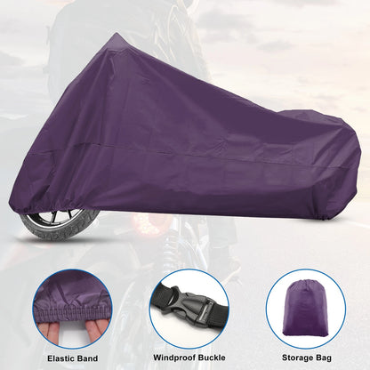 Motorcycle Cover Moto Cover Universal Scooter Waterproof Purple
