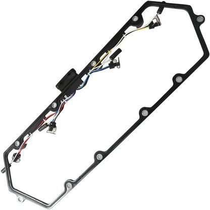 8Pcs Glow Plugs & Valve Cover Gaskets for Ford 7.3L (1994-2003)