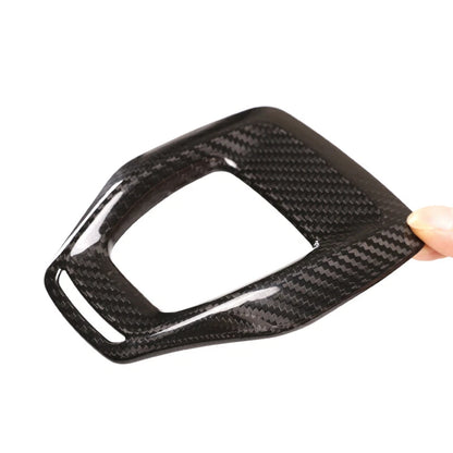 Carbon Fiber Center Gear Shift Knob Panel Cover Trim For Alfa Romeo Giulia 2020+