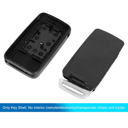 Keyless Remote Key Fob Shell Case for Volvo Black 6 Button