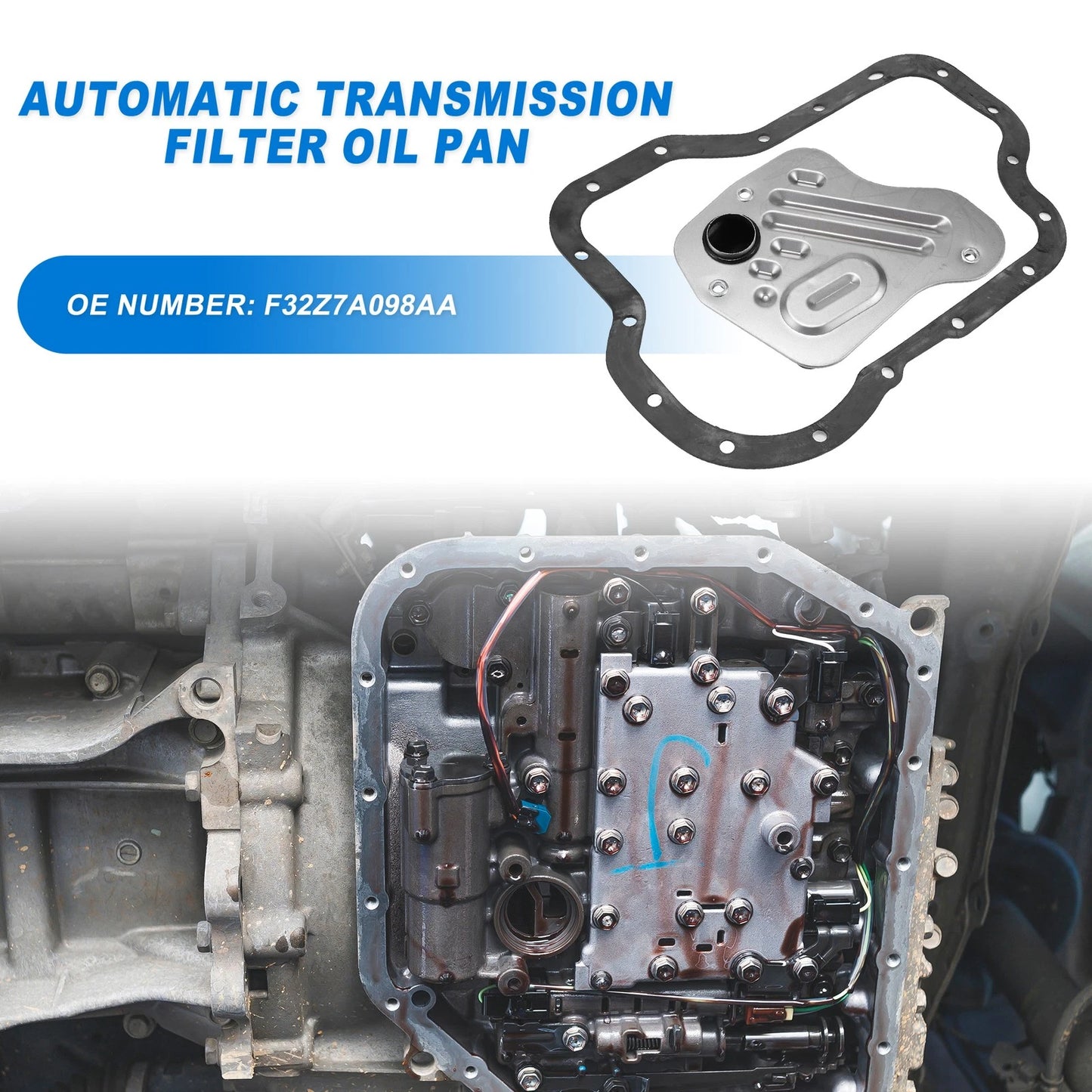 Transmission Filter Oil Pan Gasket for Ford Probe (1993-1997)