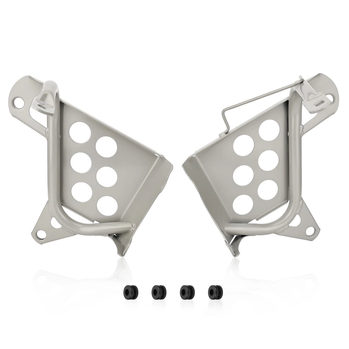 Right Left Footrest Heel Guard Plate for Yamaha Blaster (1988–2002)
